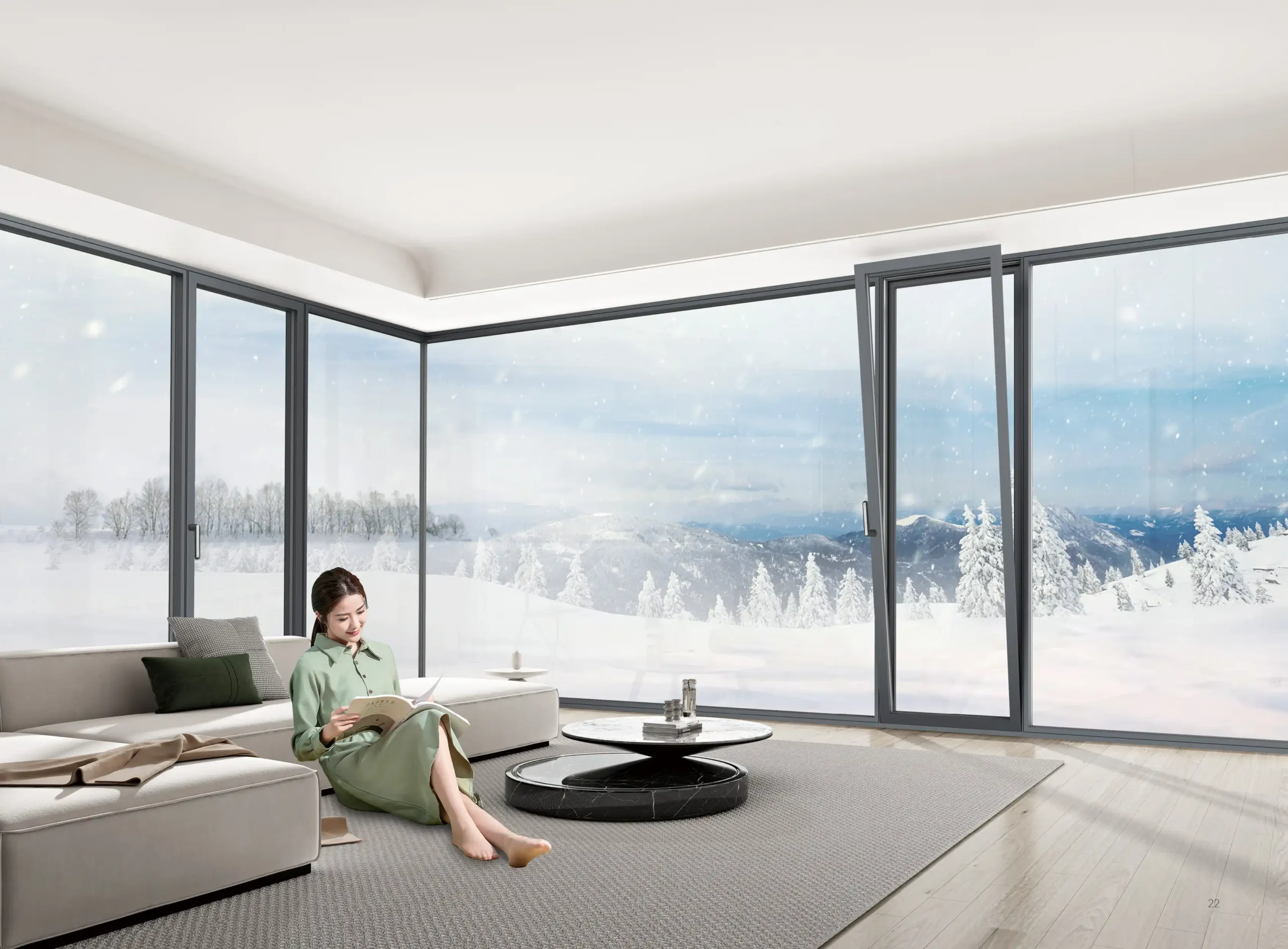 120 Bridge Break System with Double Internal Windows