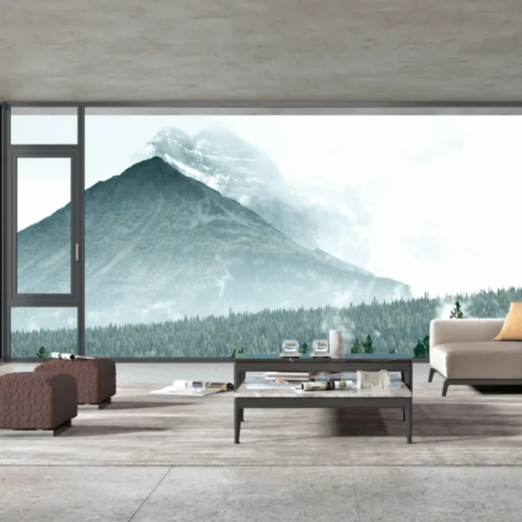 70 Thermal Break System Outward Opening Casement Window