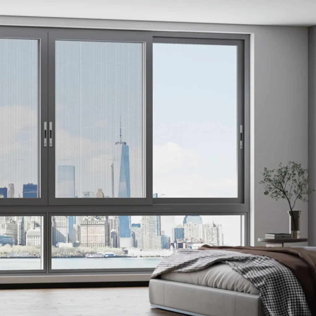 100-66 Non-Thermal Break Three-Track Sliding Window