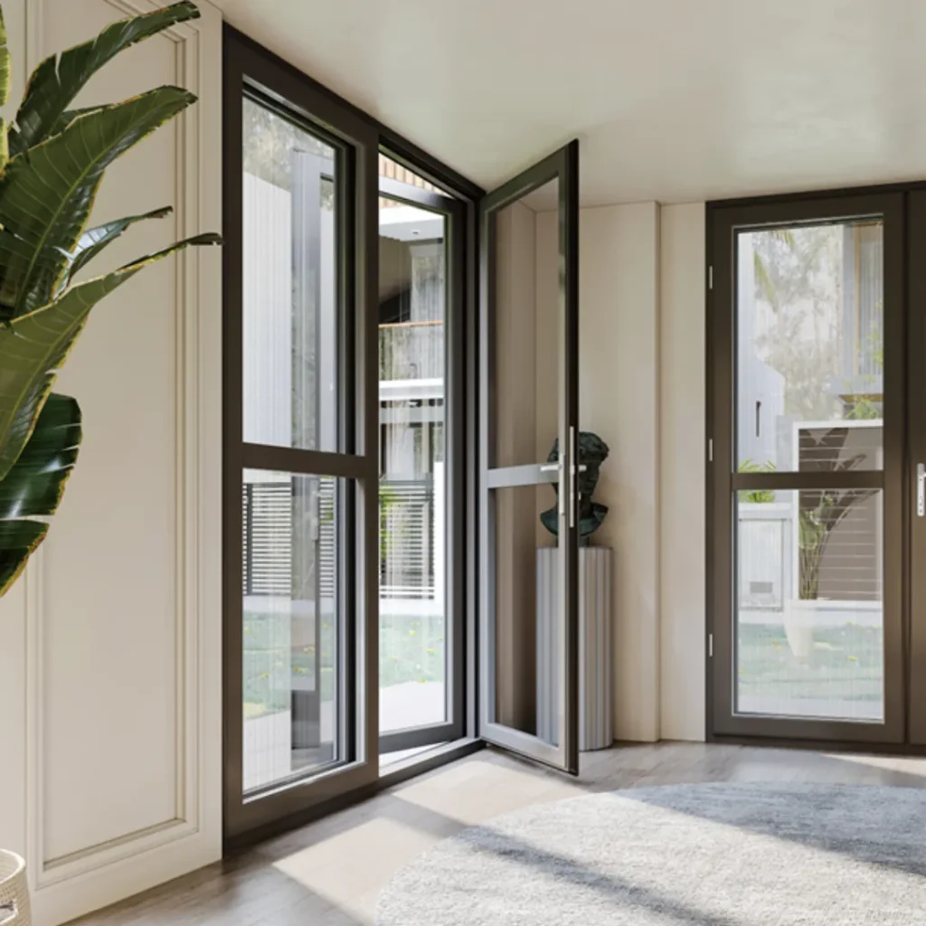 100 Thermal Break Heavy Duty Aluminum Plate Entrance Door