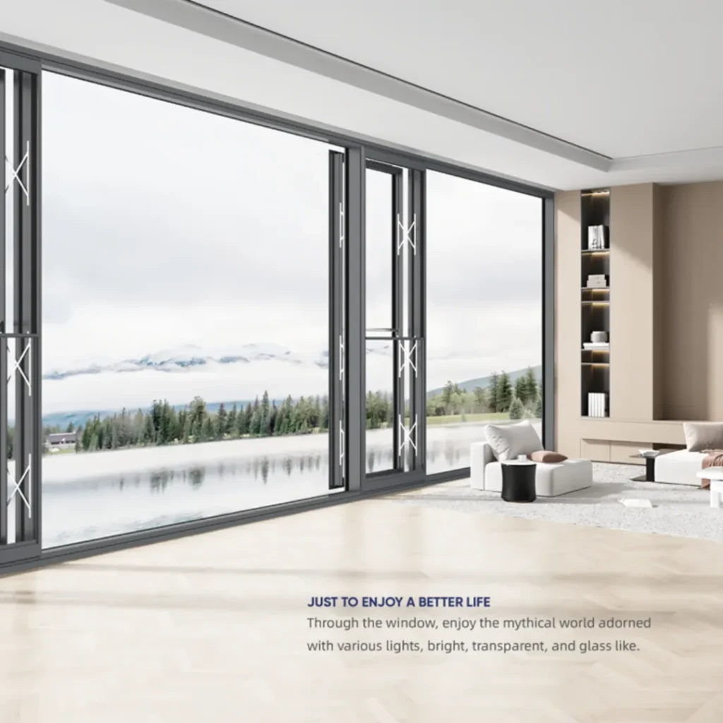 120 Thermal Break System Manual + Electric Horizontal Pushing Window