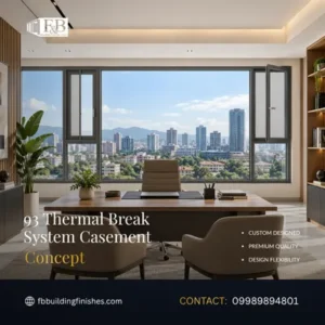 93 Thermal Break System Casement Windows Philippines
