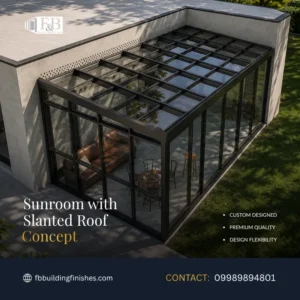 slanted roof sunroom philippines