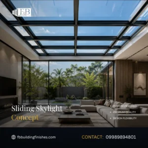premium sliding skylight system