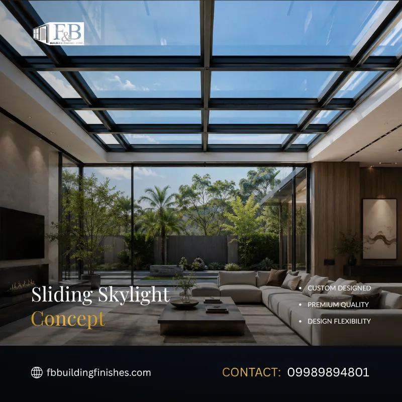 premium sliding skylight system