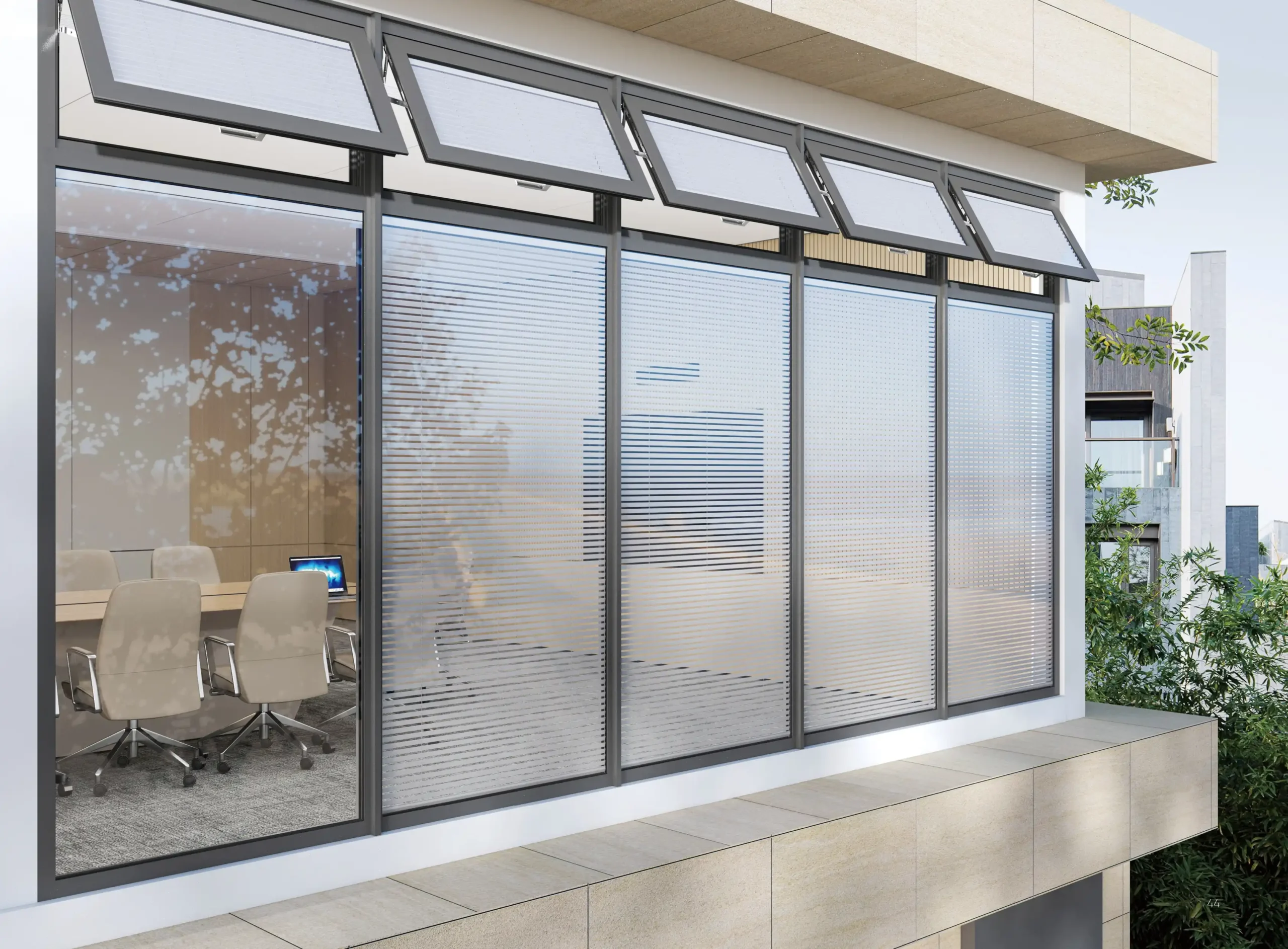60 Thermal Break System Casement Window